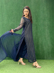 Chandni - The Regal Navy Blue